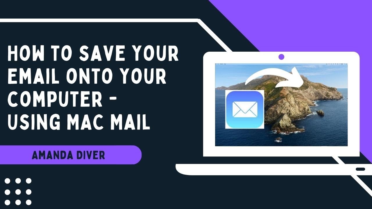 How to Save Email on a Mac (Apple) Computer: Email to PDF