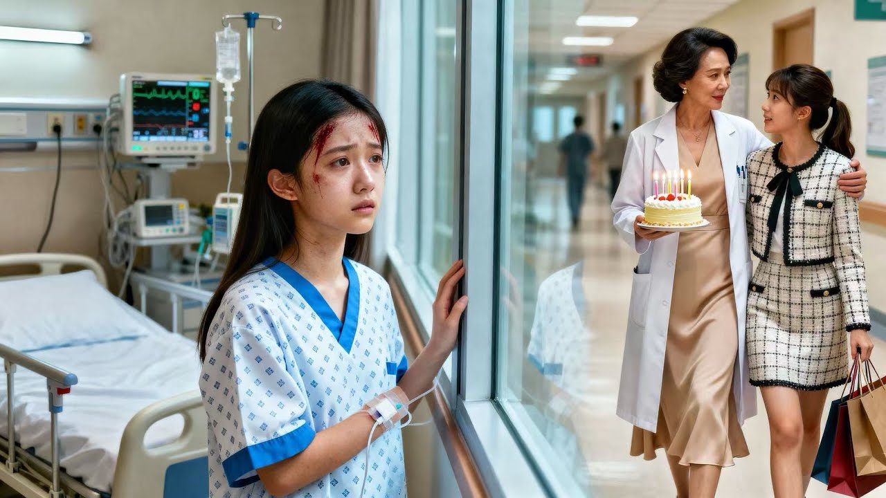 Chica con cáncer terminal ve a su madre doctora de compras con la hija adoptiva.¡Pagará su crueldad!