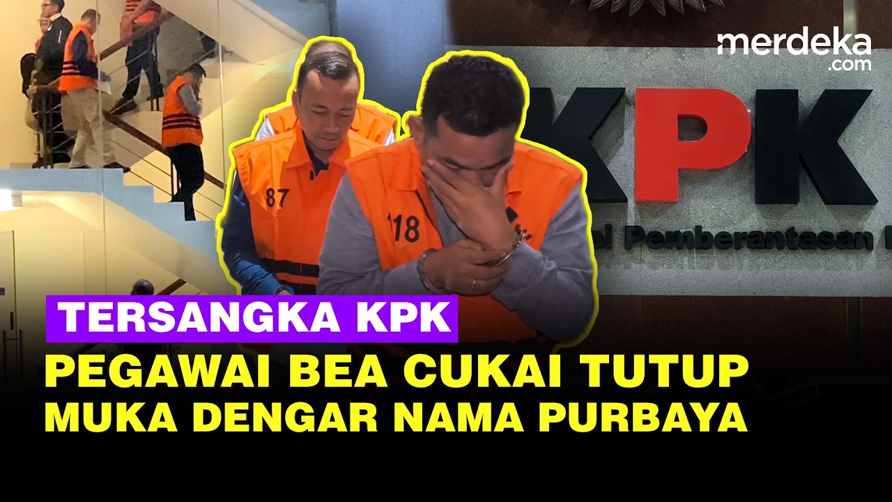 Reaksi Pegawai Bea Cukai Tersangka, Tutup Muka Dengar Nama Purbaya & 