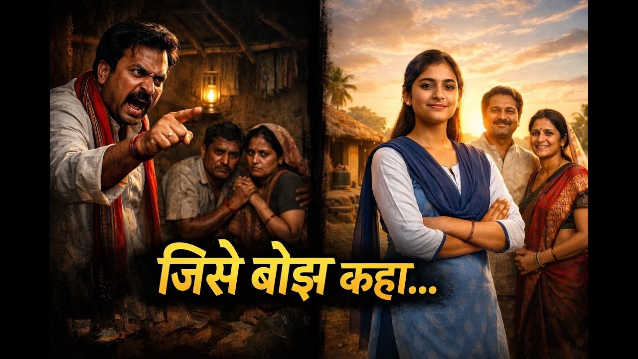 “लोग कहते थे बोझ है… उसी बेटी ने घर बचा लिया | Real Life Story”