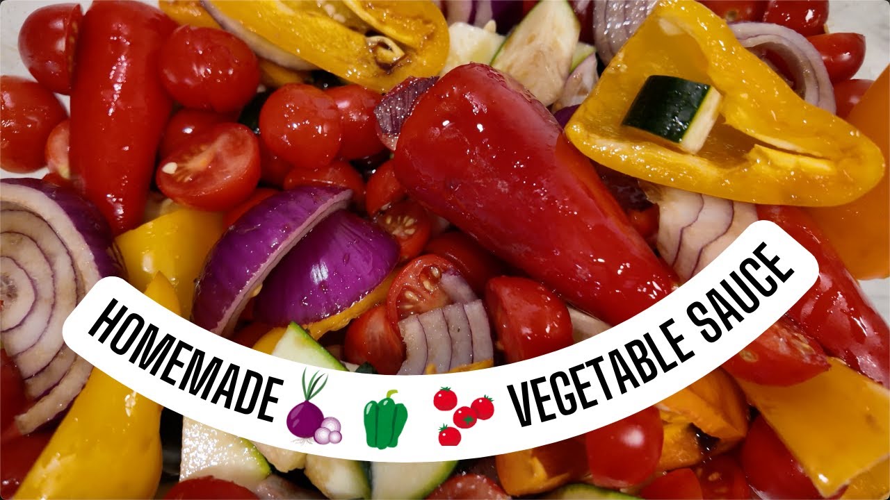 Healthy Homemade Vegetable Sauce | ASMR Cooking