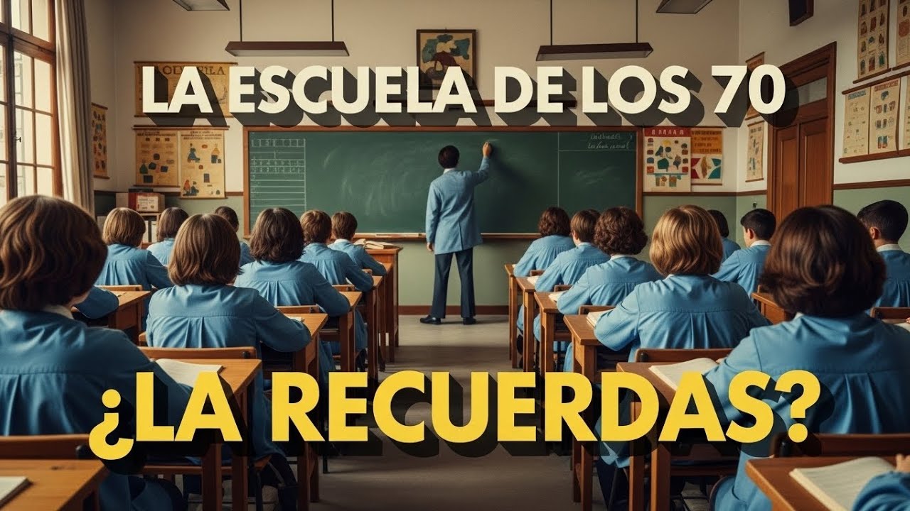 ¿Cómo era ir a la escuela en los años 70?