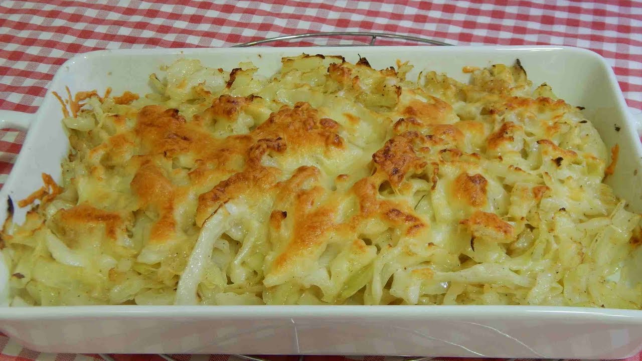 Receta de repollo salteado y gratinado muy fácil, rápido y delicioso