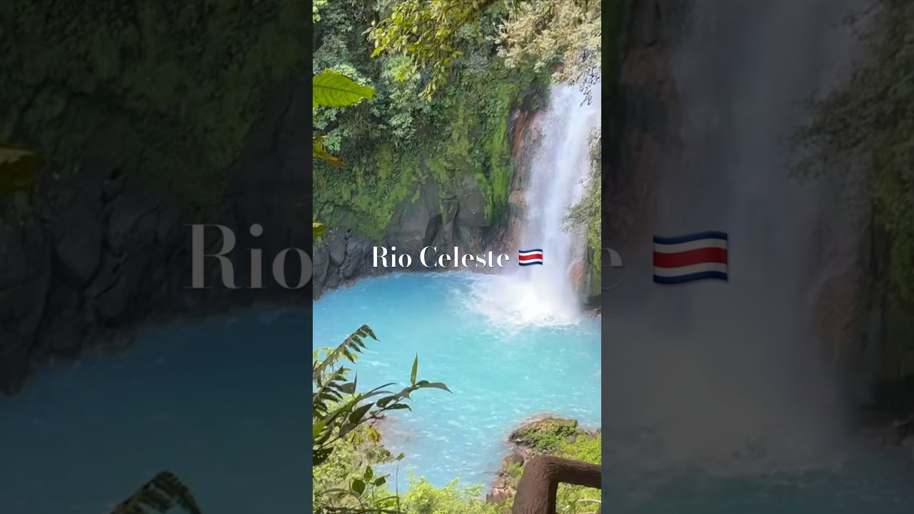Rio Celeste, Costa Rica 🇨🇷 #costarica #rioceleste #centralamerica
