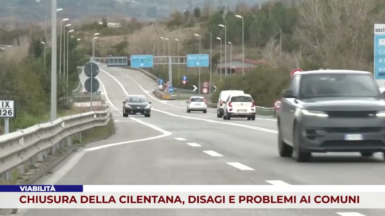 VIABILITÀ. CHIUSURA DELLA CILENTANA, DISAGI E PROBLEMI AI COMUNI