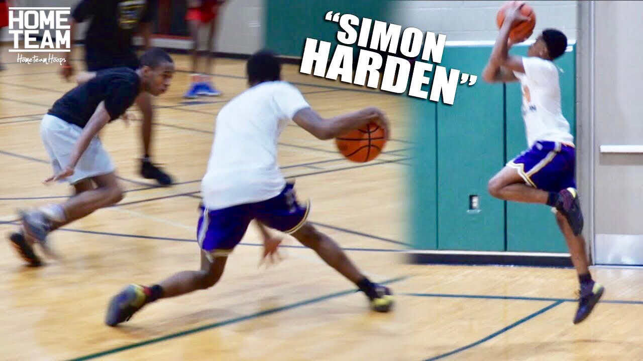 Simon Wheeler In His BAG During Open Gym! James Harden One Leg Step Back
