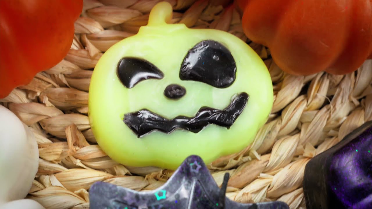 Halloween soap monsters and pumpkin DIY homemade | gift idea | step by step