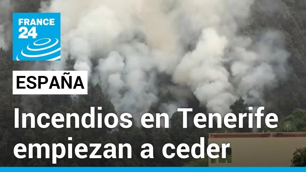 Incendios forestales en la isla española de Tenerife comienzan a disminuir