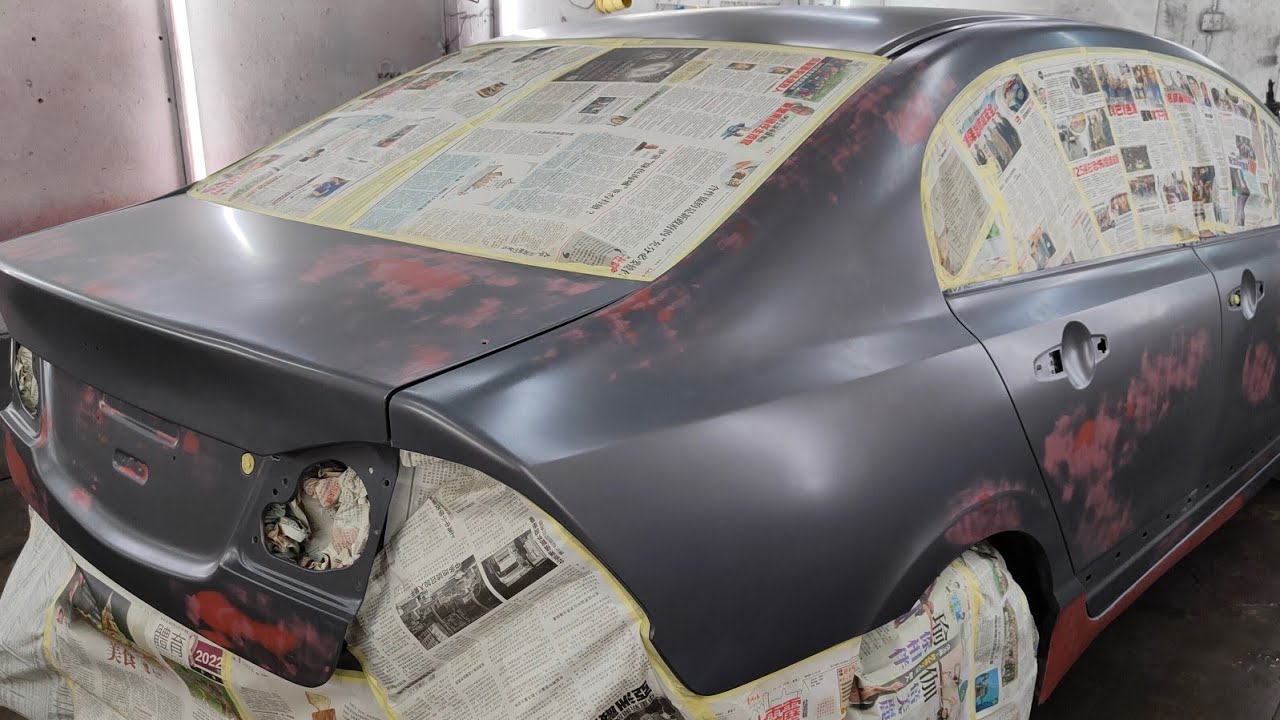 REPAINT CHANGE COLOR / TRANSPARENT SEALER AND PRIMERCOAT 2K