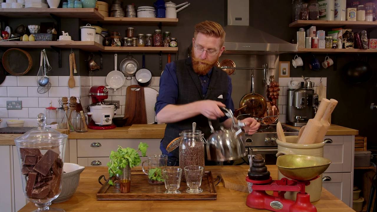 Refreshing Cocoa Nib and Mint Tea with Paul A. Young