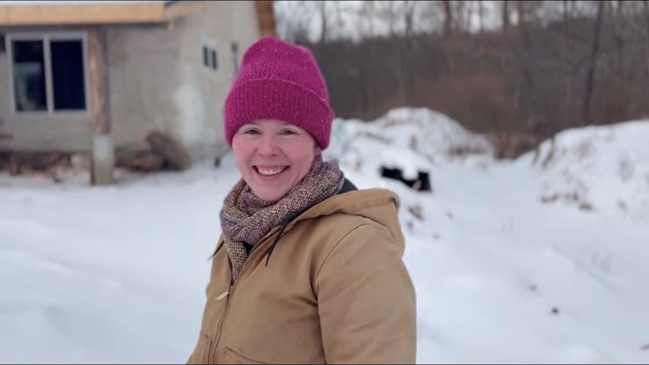 Surprising my Wife with Progress on our Strawbale House!