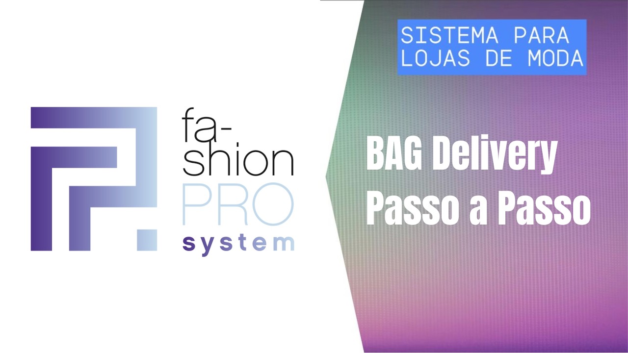 Como fazer Bag Delivery no Fashion Pro passo a passo