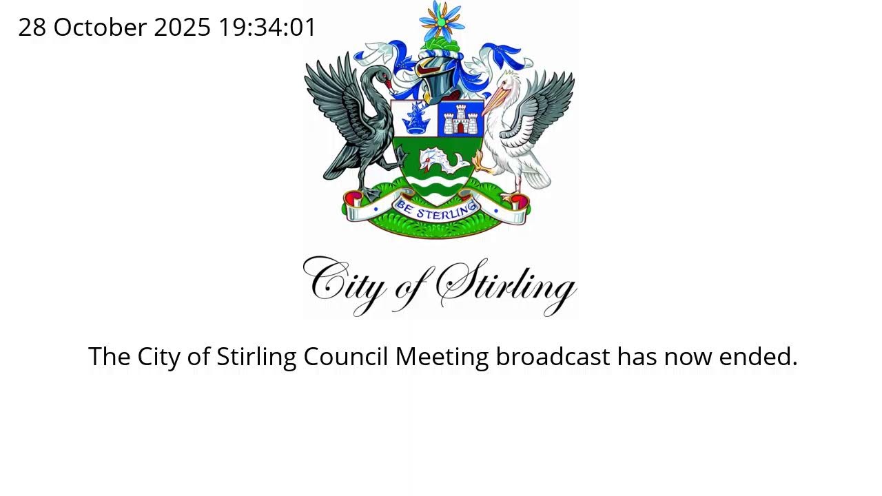 Special Council Meeting - 28 October 2025