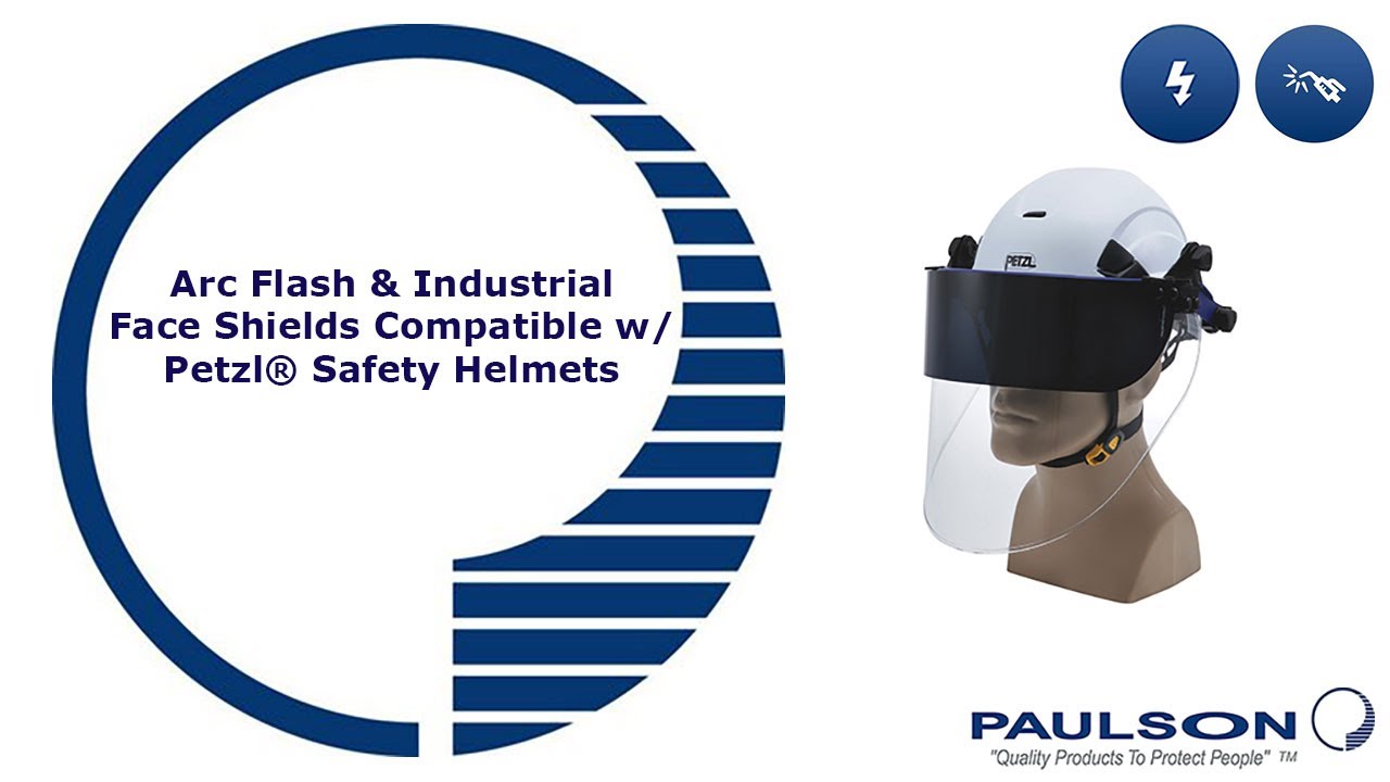 Arc Flash & Industrial Face Shields Compatible w/ Petzl&reg; Safety Helmets