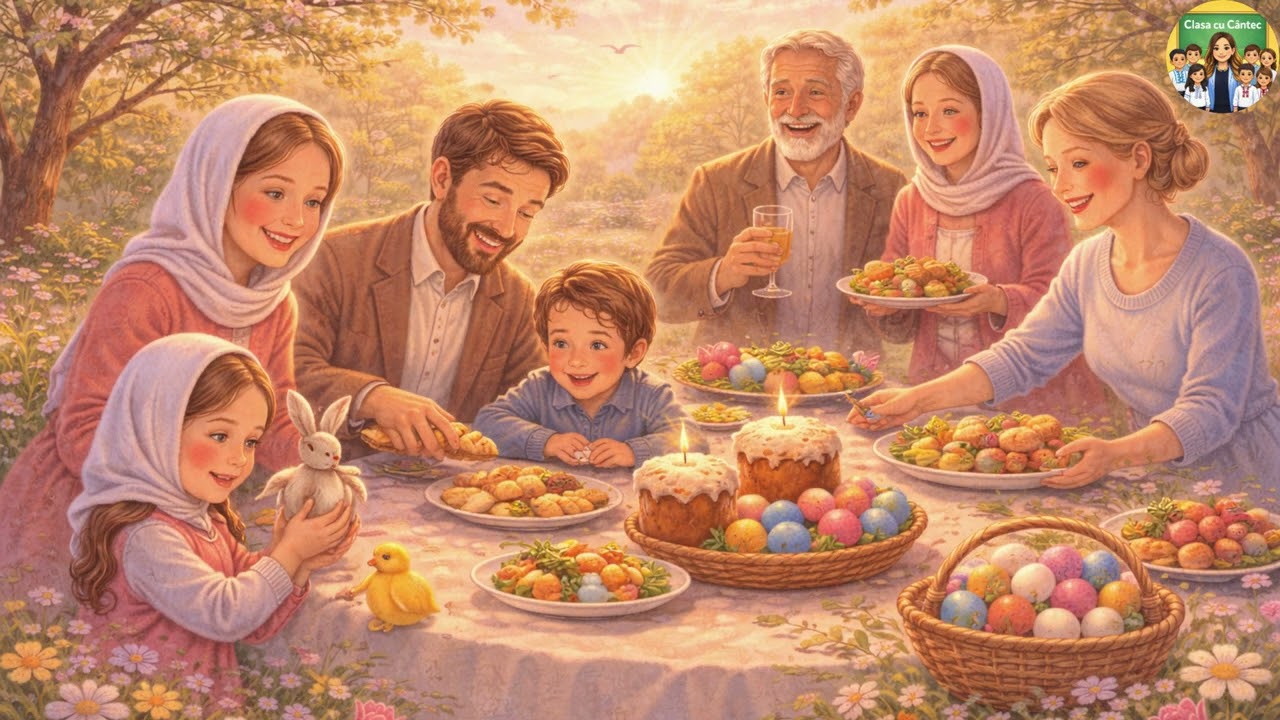 Hristos a Înviat | Cântec de Paști pentru copii 🌷 Melodie creștină