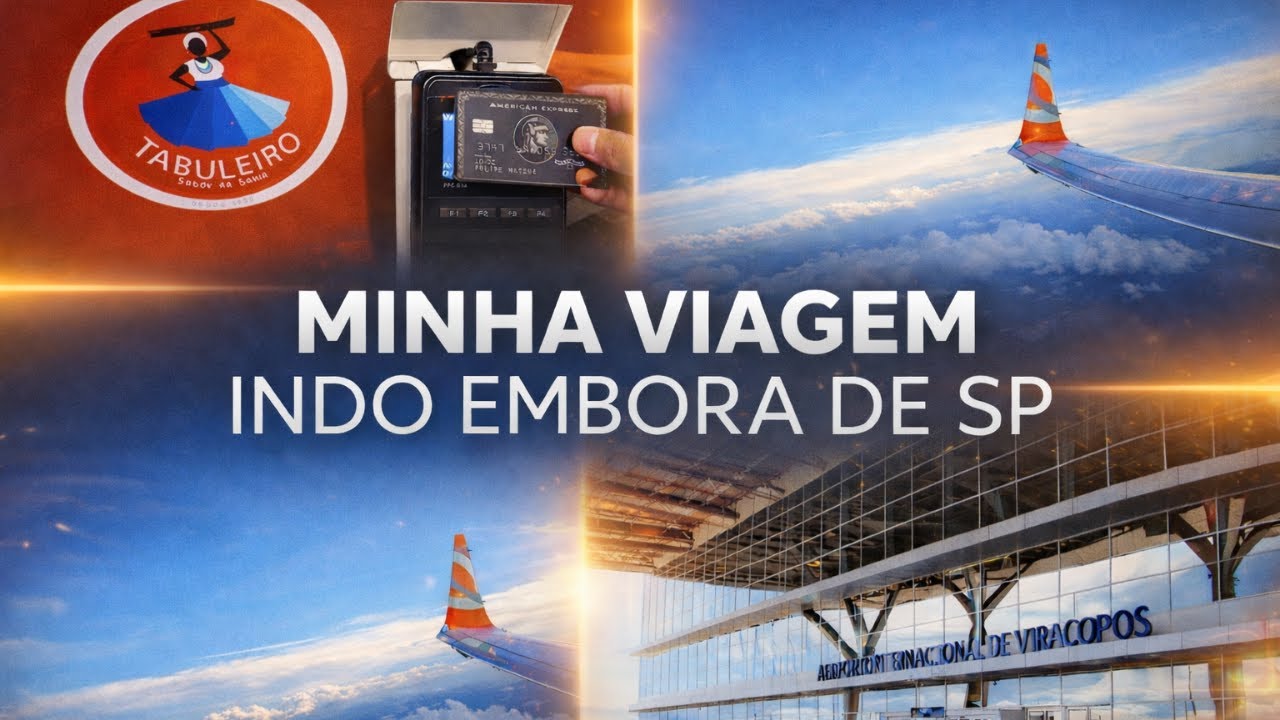 MINHA VIAGEM INDO EMBORA DE SP | VLOG