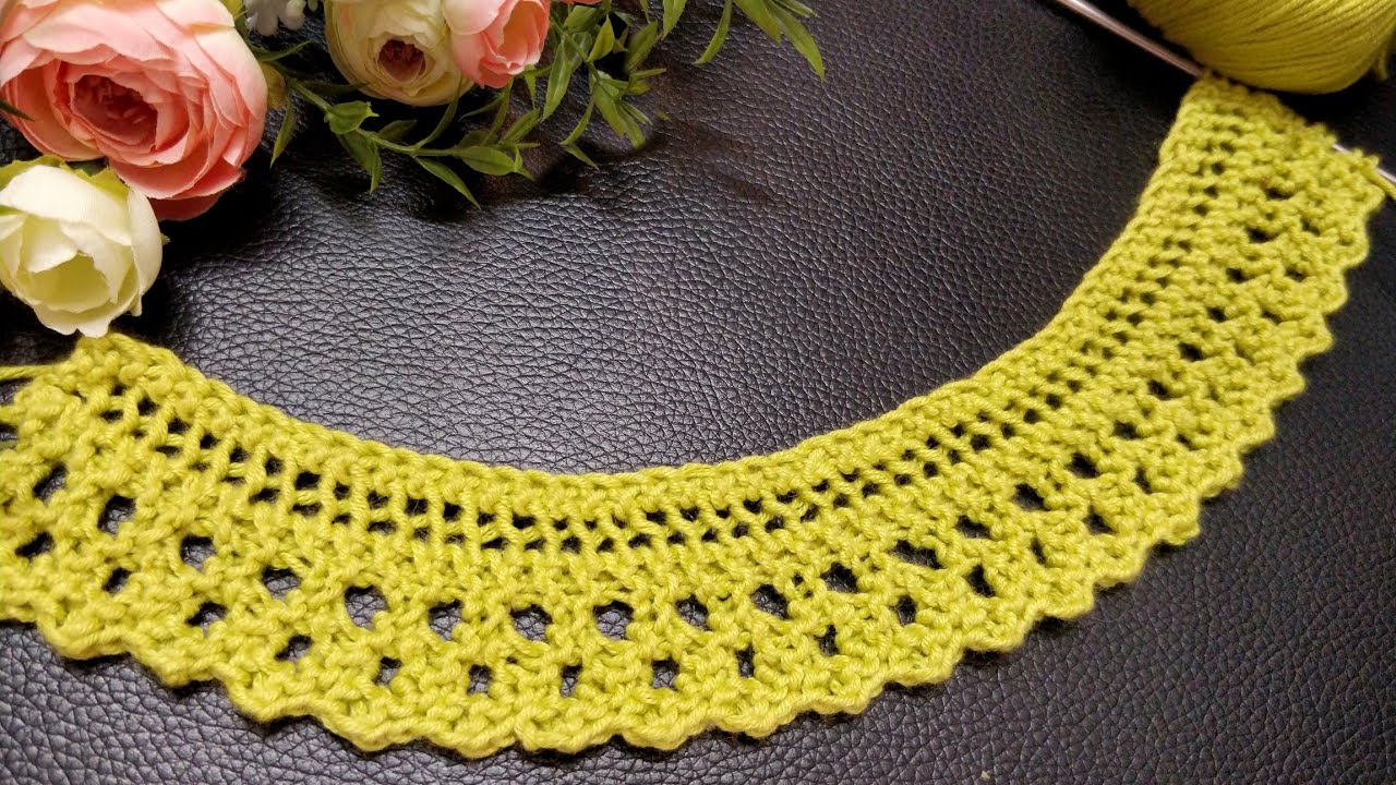 11 फंदों की बेहद आसान लेस बुनाई, Easy Lace/Frill/Edge Knitting Pattern