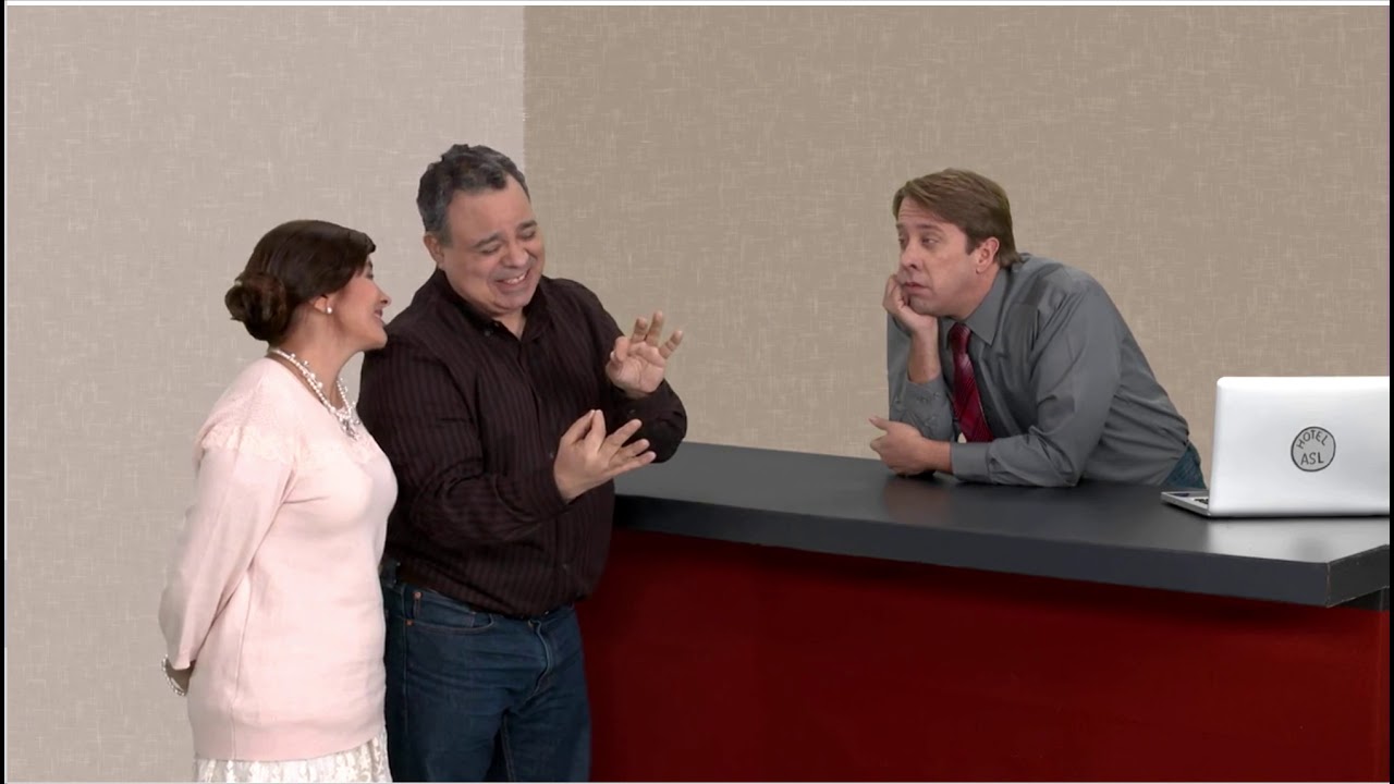 ASL Hotel Joke - classic with MannyASL and Keith Wann