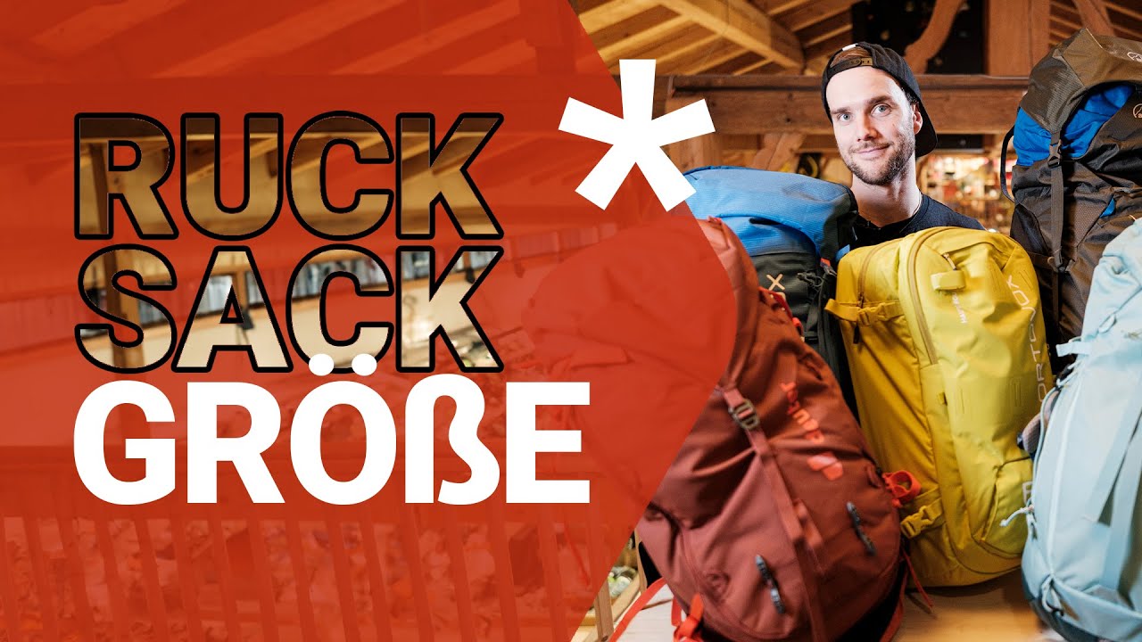 Rucksack - welche Größe ist die richtige für dich? | Bergzeit