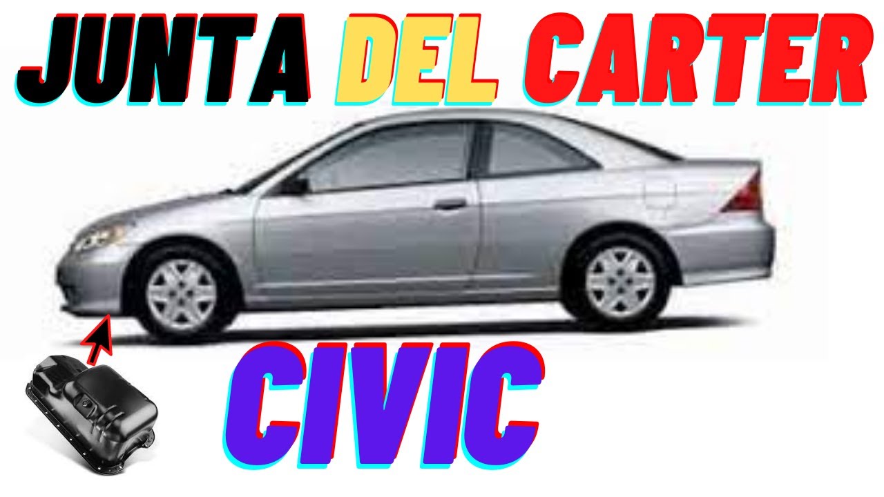 Honda Civic COMO CAMBIAR JUNTA DE CARTER O CRANK