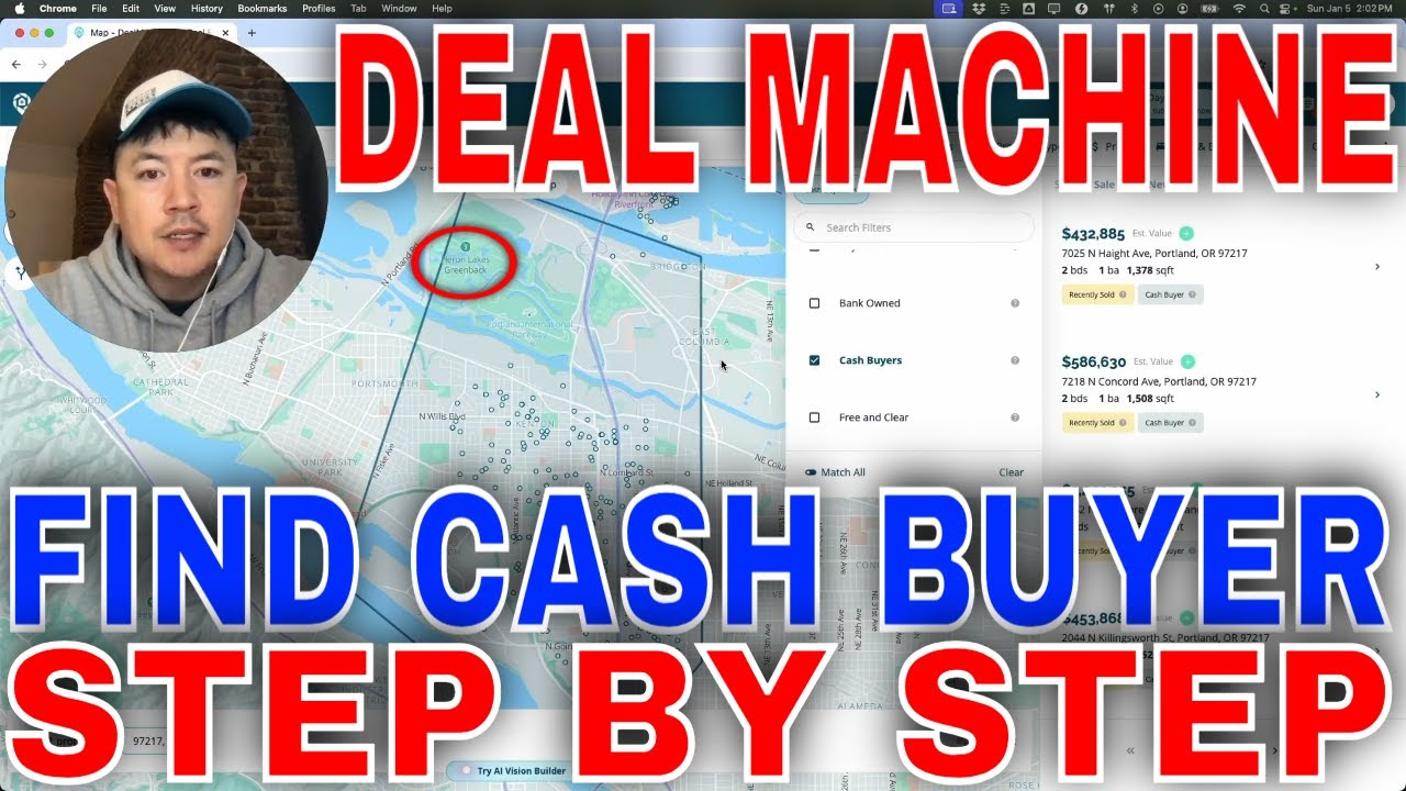 ✅ Как найти список покупателей за наличные с помощью Deal Machine 🔴
