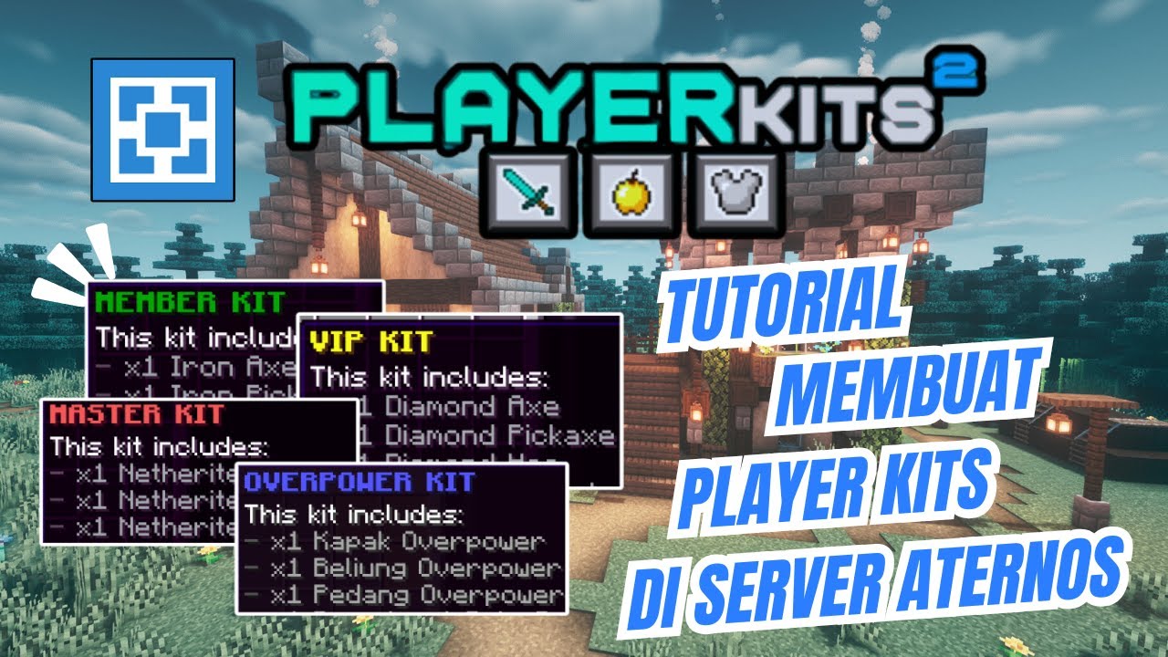 Tutorial Cara Membuat KITS di Aternos (PlayerKits Tutorial)