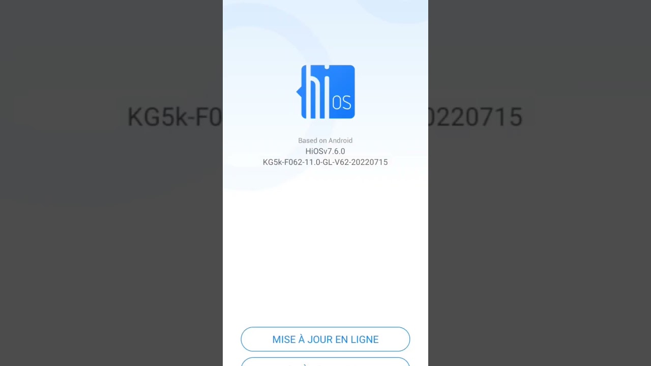 Mettre &agrave; jour son TECNO