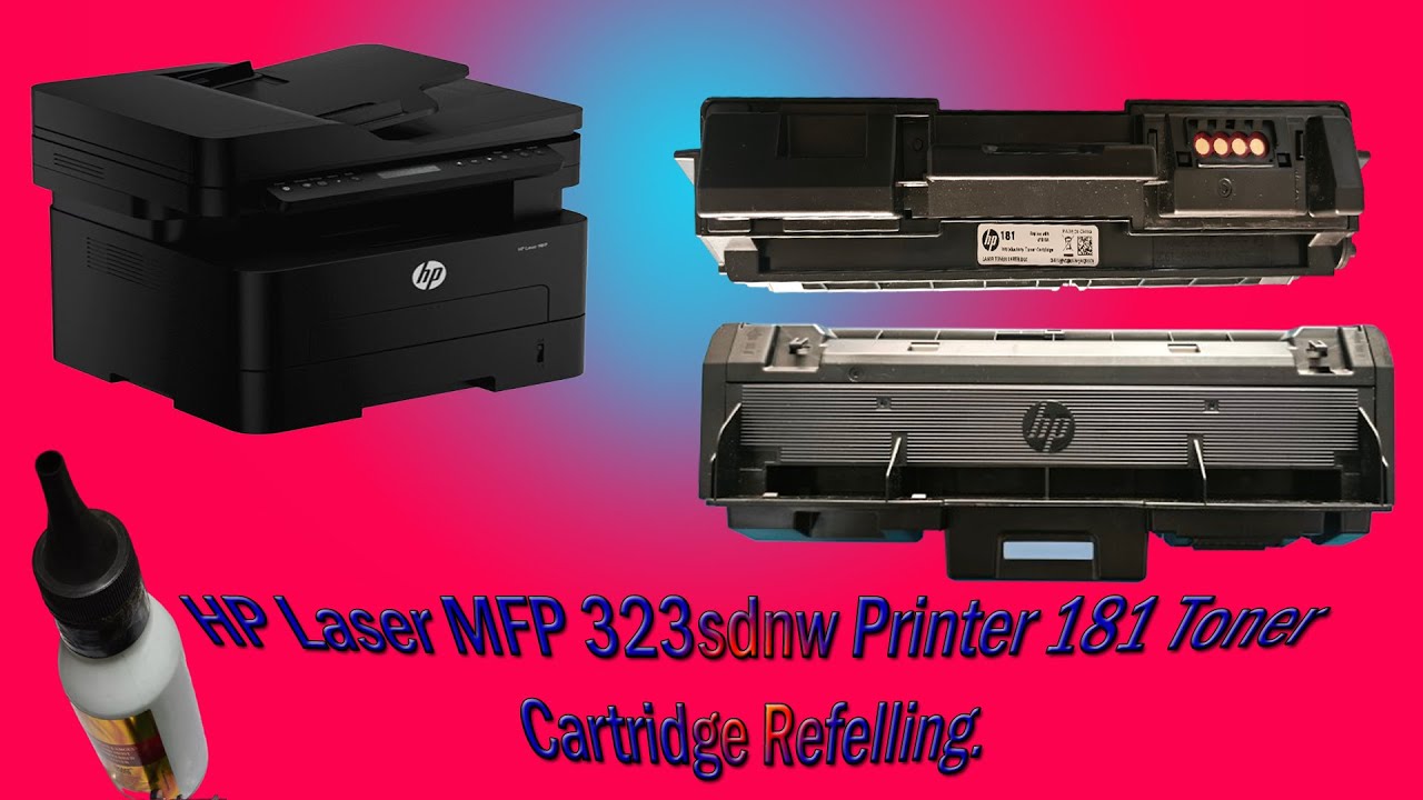 HP 181A Black Original Laser Toner Cartridge - (W1810A) Refilling.