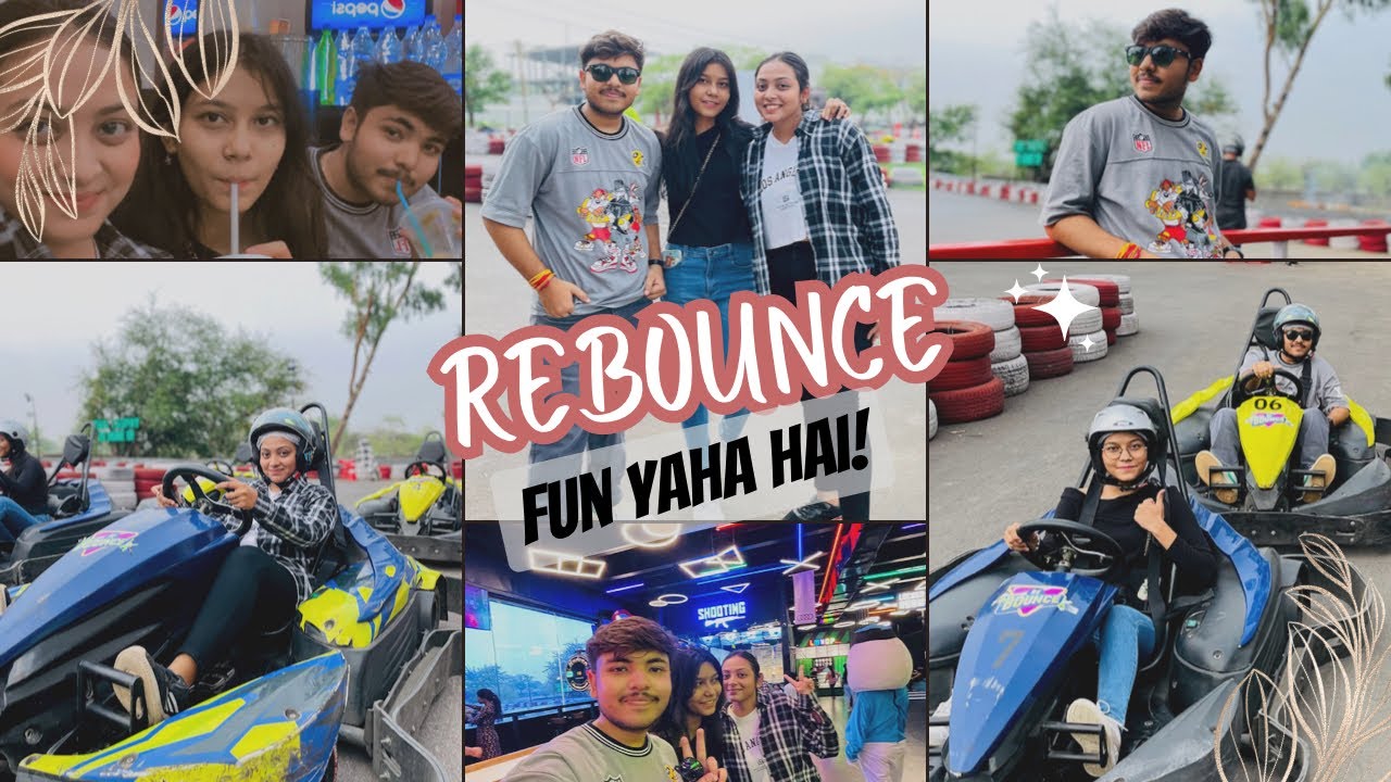 Rebounce Raipur (C.G) | Fun Yaha Hai 😍🔥 | ₹Price ? , 🎮Games, Trampoline Park | Nikhil Sahu.