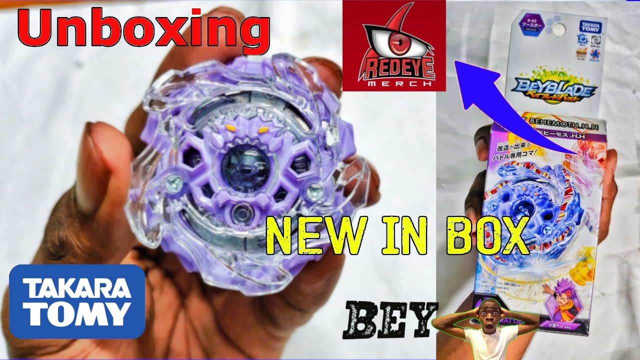 Unboxing New In Box 🤍 (NIB) Bey Beast Behemoth From Red Eye Merch Shop Takara Tomy in Fantasy Blader