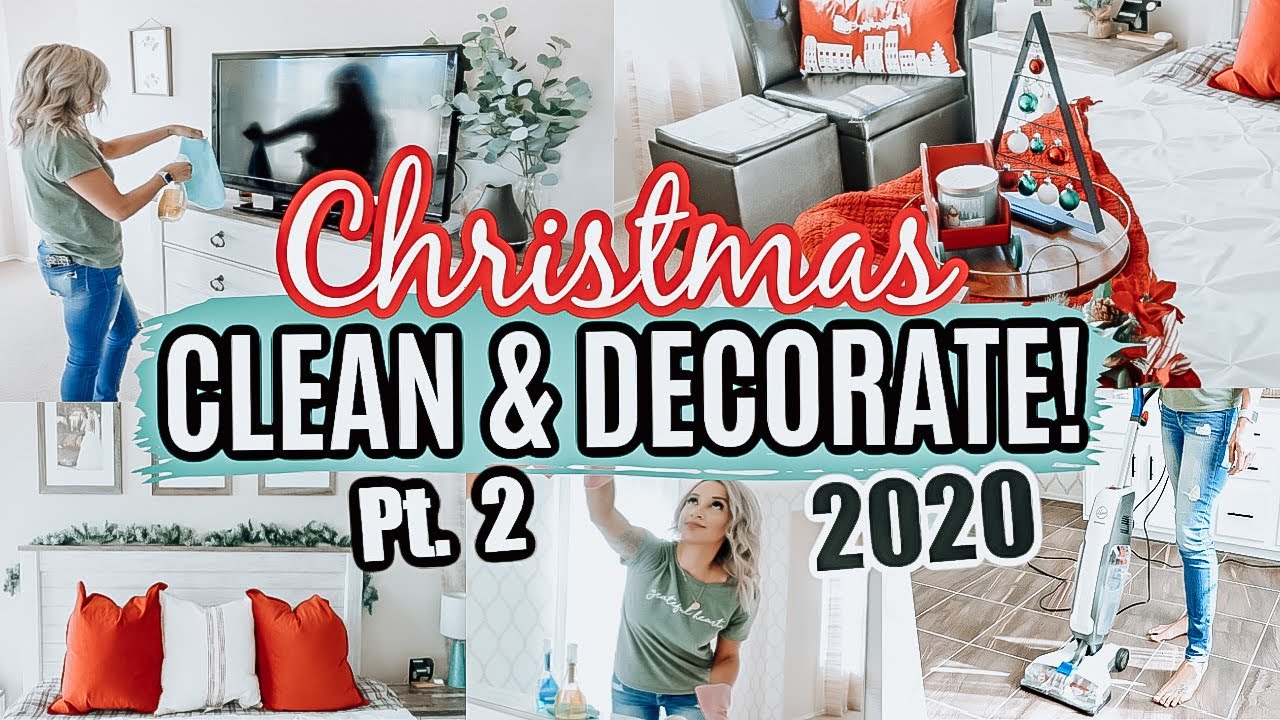 CHRISTMAS CLEAN & DECORATE WITH ME 2020 | CHRISTMAS DECORATING IDEAS & CLEANING MOTIVATION 2020