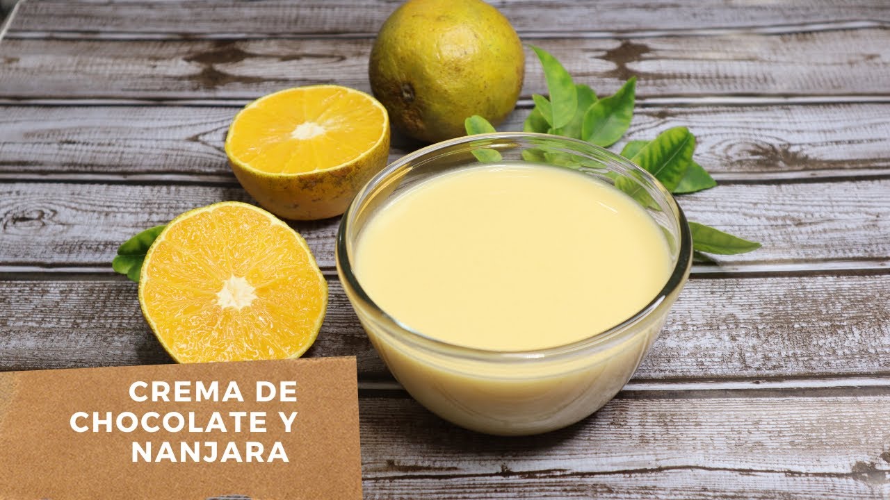 COMO HACER CREMA DE CHOCOLATE & NARANJA | Belkis Cakes