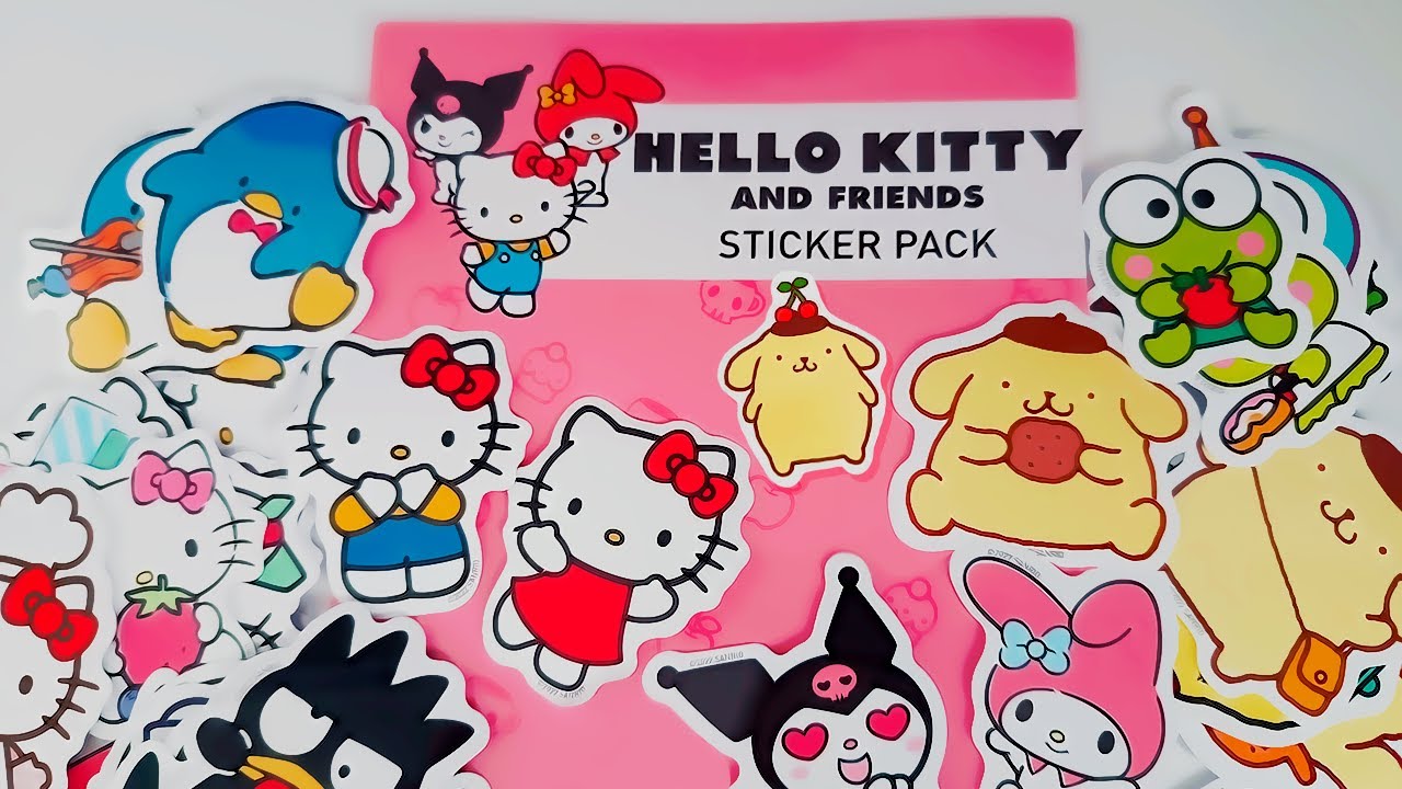 sanrio stickers 🍓 | hello kitty & friends sticker pack tour