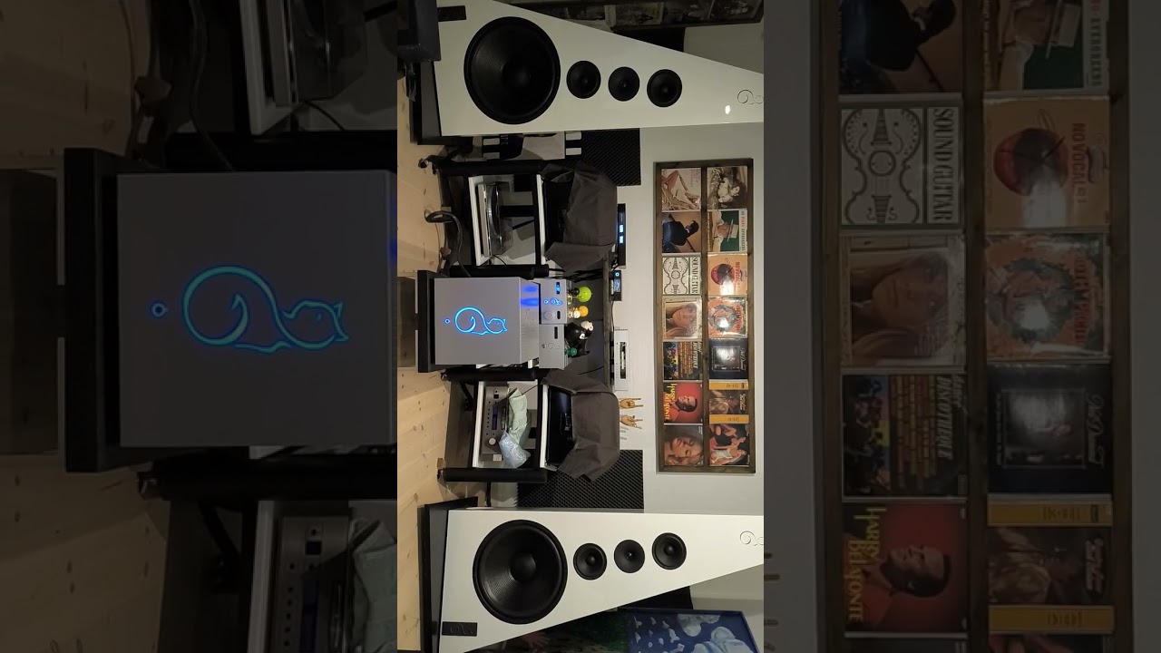 Rockna dac, Aurender Streaming, Danish Audio Design speaker and amp