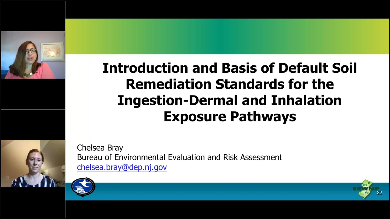 NJDEP - Alternative Remediation Standards Technical Guidance Training