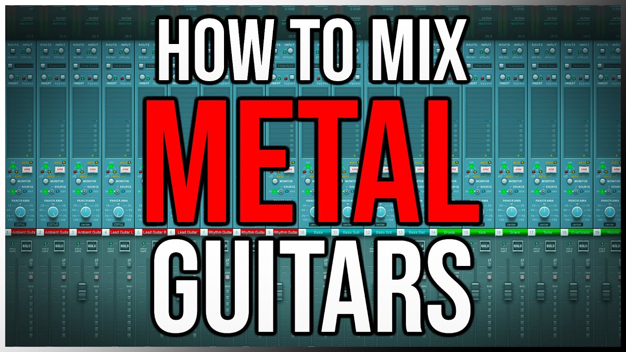 How To Mix TIGHT And AGGRESSIVE Guitars! (Metal Mixing Tutorial)