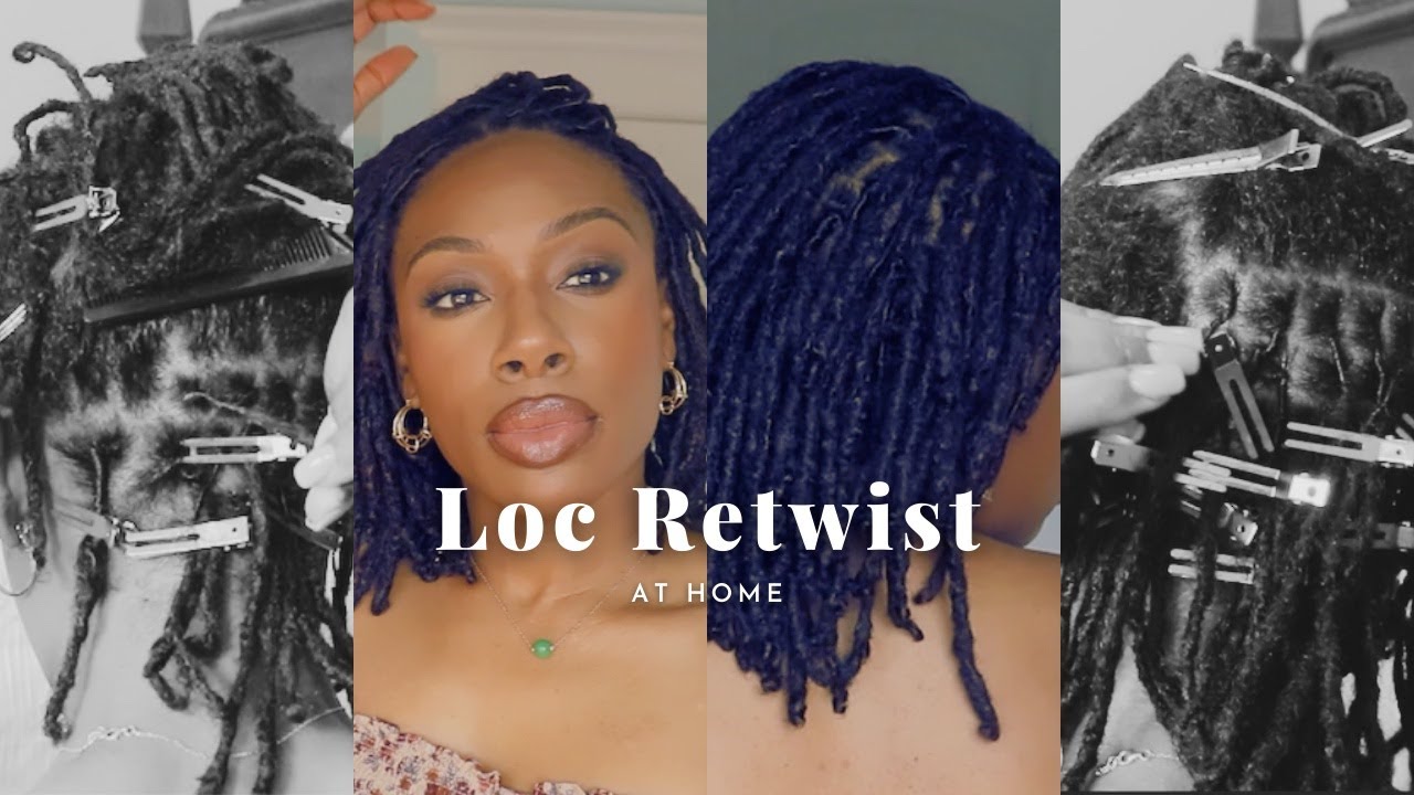 Retwisting Traditional Locs at Home
