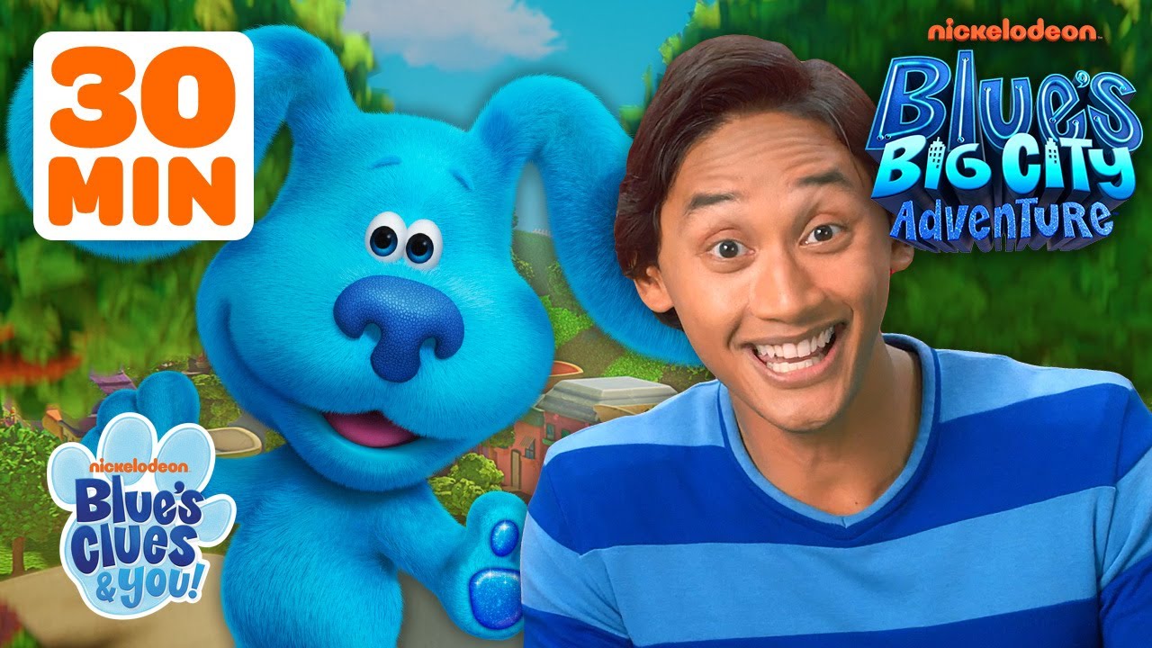 Blue's Big City Adventure Movie Moments w/ Josh! 🎤 | 30 Minute Compilation | Blue's Clues & You!