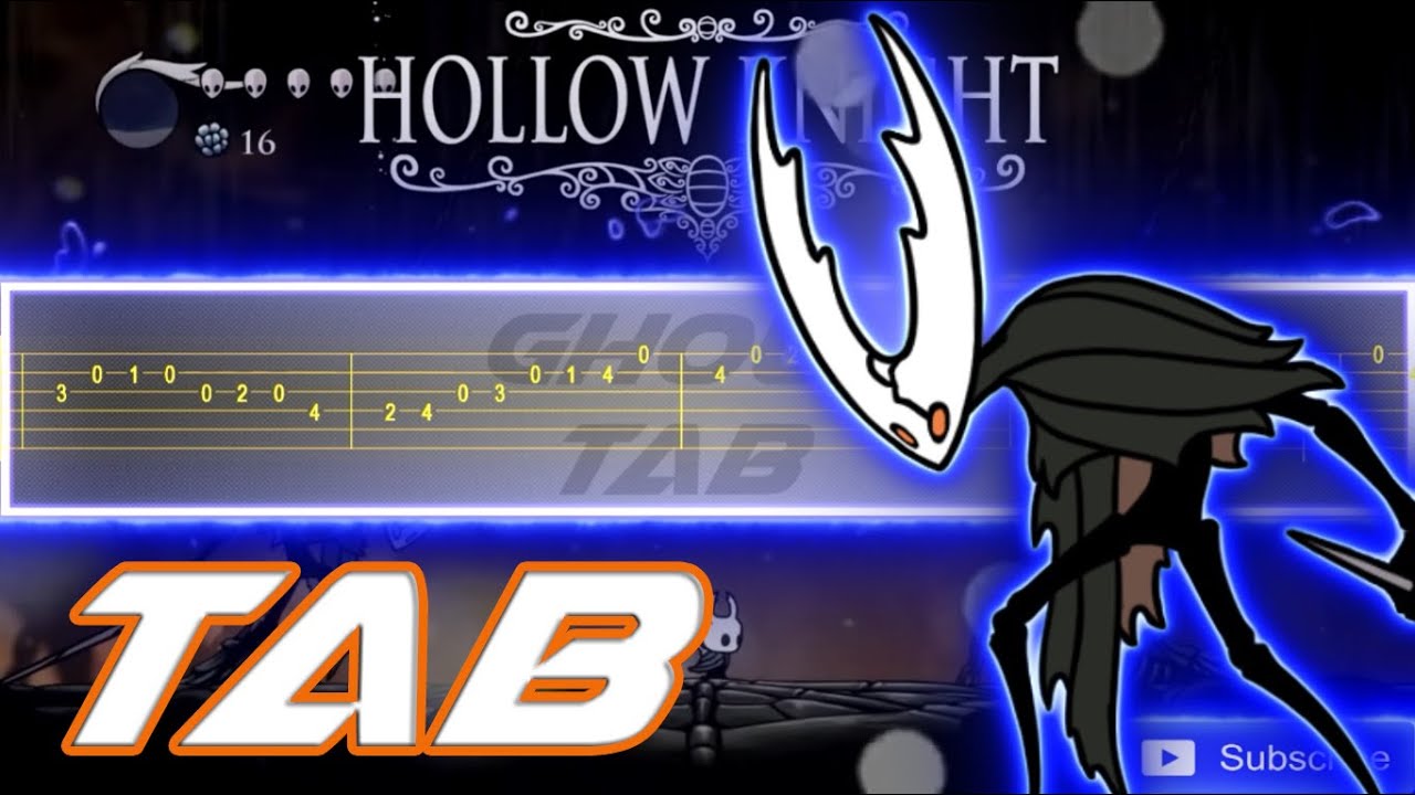 Hollow Knight - Sealed Vessel (Guitar Tab 譜 Tutorial)