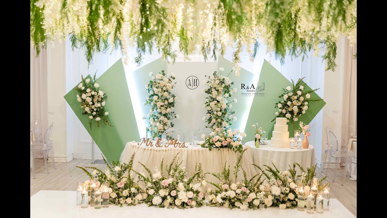 Allison & Henry Wedding Decoration | Reception & Sweetheart Table | Trang Trí Tiệc Cưới | Gia Tiên