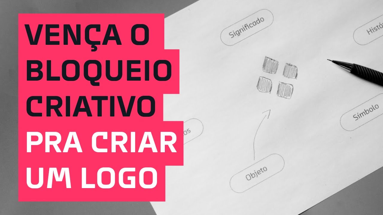 Ven&ccedil;a o bloqueio criativo na hora de criar um logotipo.