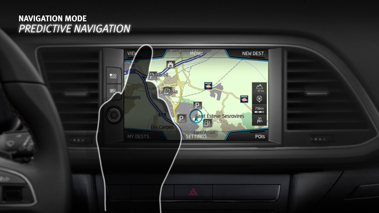 Navigation Tutorial: Infotainment System  SEAT LEON 2018 | SEAT