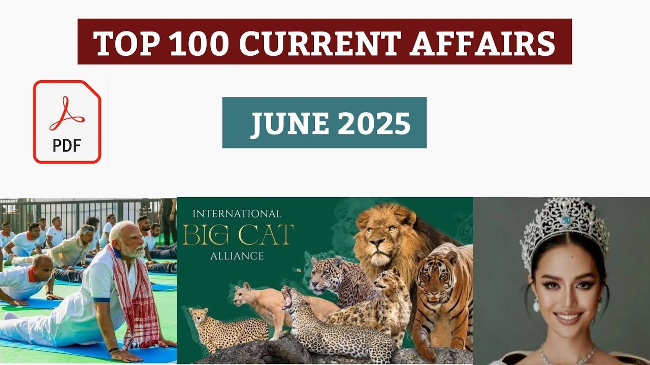 JUNE 2025 MONTHLY CURRENT AFFAIRS TAMIL|TOP 100 CURRENT AFFAIRS JUNE 2024|TNPSC CURRENT AFFAIRS