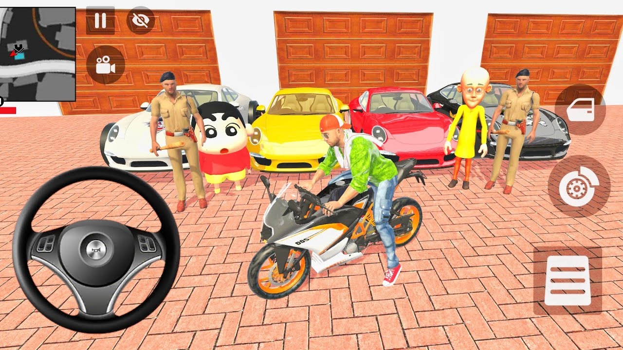 Franklin Purchase🤩Super Car 🚗 Porsche From Showroom🤑Game 🎮 with Sinchan And Patlu Indian Theft Aura