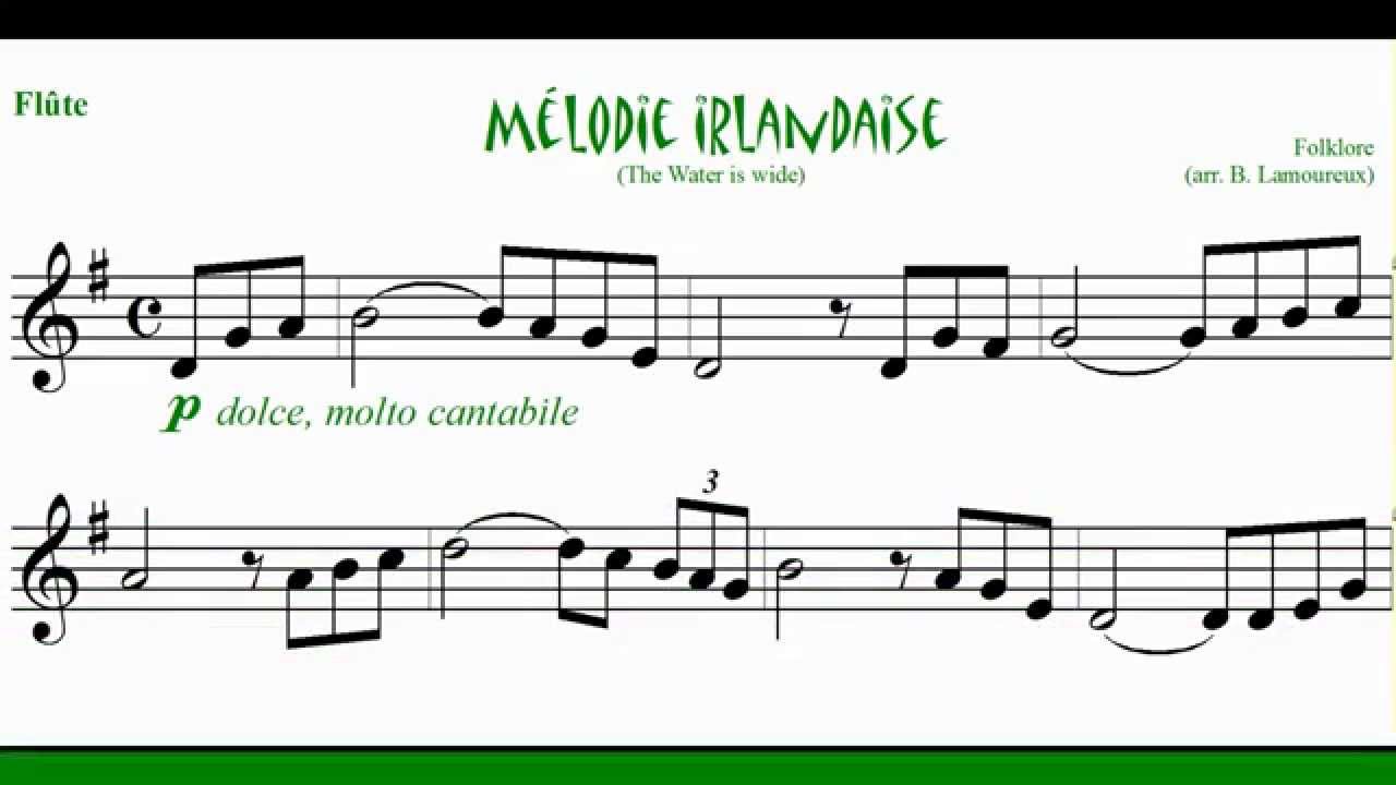 12 - Mélodie irlandaise (pour flûtes à bec)