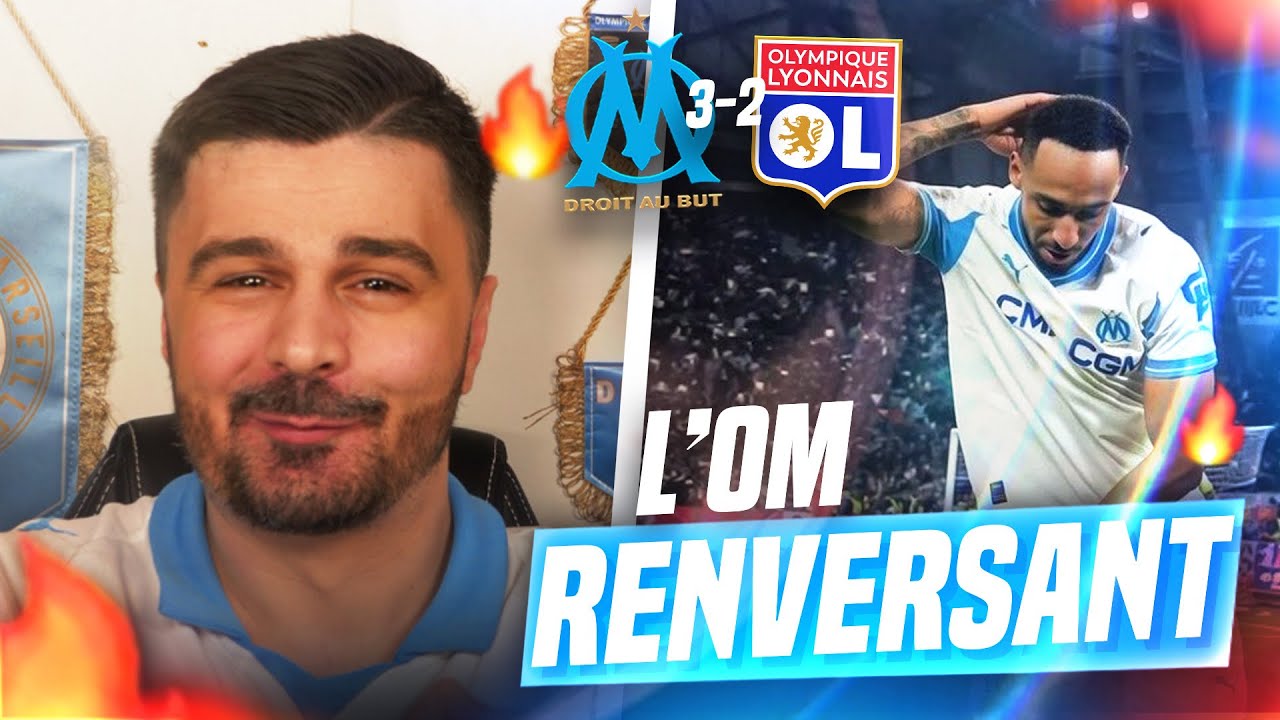 💙QUEL BONHEUR! 🔥Un VELODROME EXPLOSIF, AUBAMEYANG MAGIQUE! BRAVO BEYE! Tout est relancé! OM-Lyon 3-2
