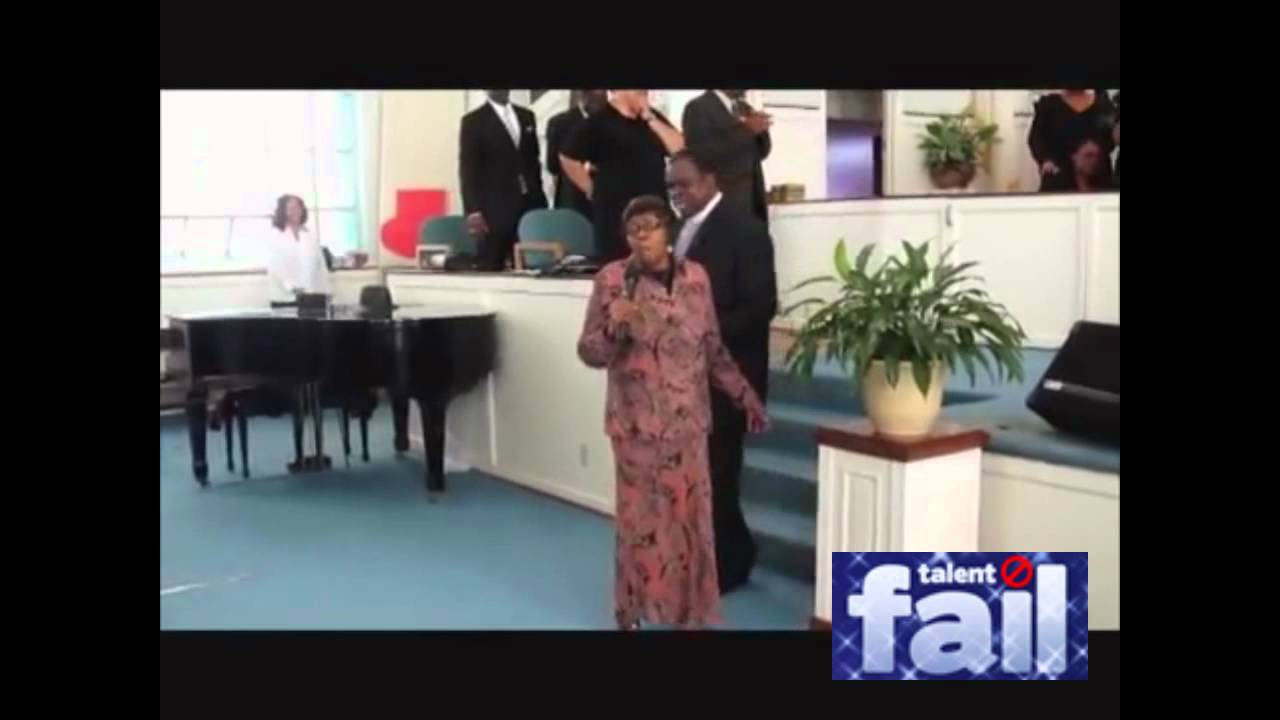 CHURCH PASTOR SNATCHES MIC FROM TERRIBLE SINGER [TalentFail.com]