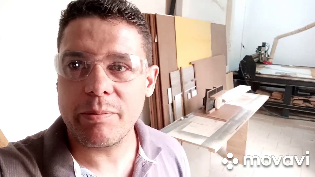 M&aacute;quina caseira pra fazer acabamento borda PVC em MDF