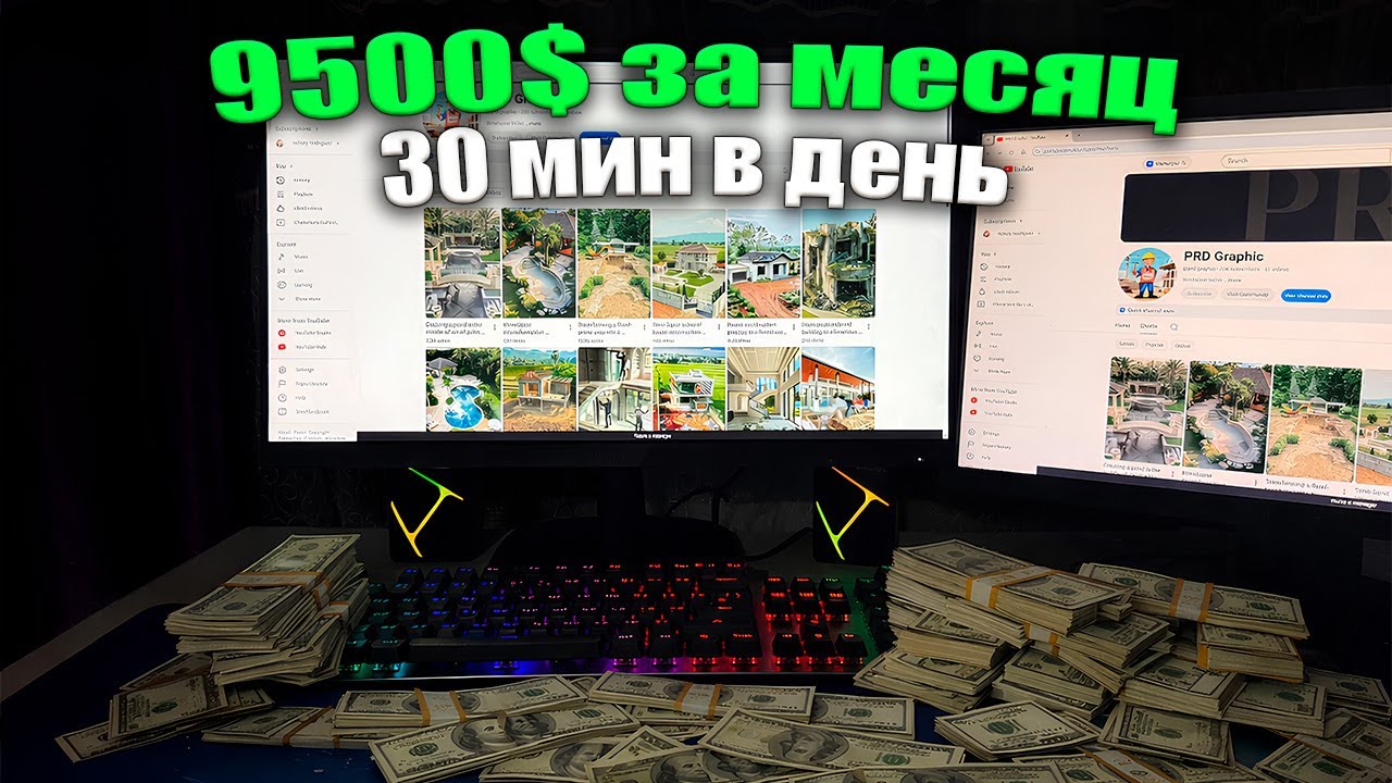НОВАЯ ИИ НИША НА Ютуб: 9.500$ в месяц за 30 мин в день - полный гайд!