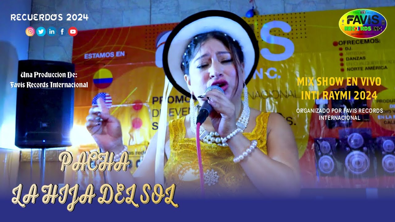 MUSICA CAÑARI MIX EN VIVO | Pacha La Hija Del Sol (BRONX - NUEVA YORK) INTI RAYMI 2024